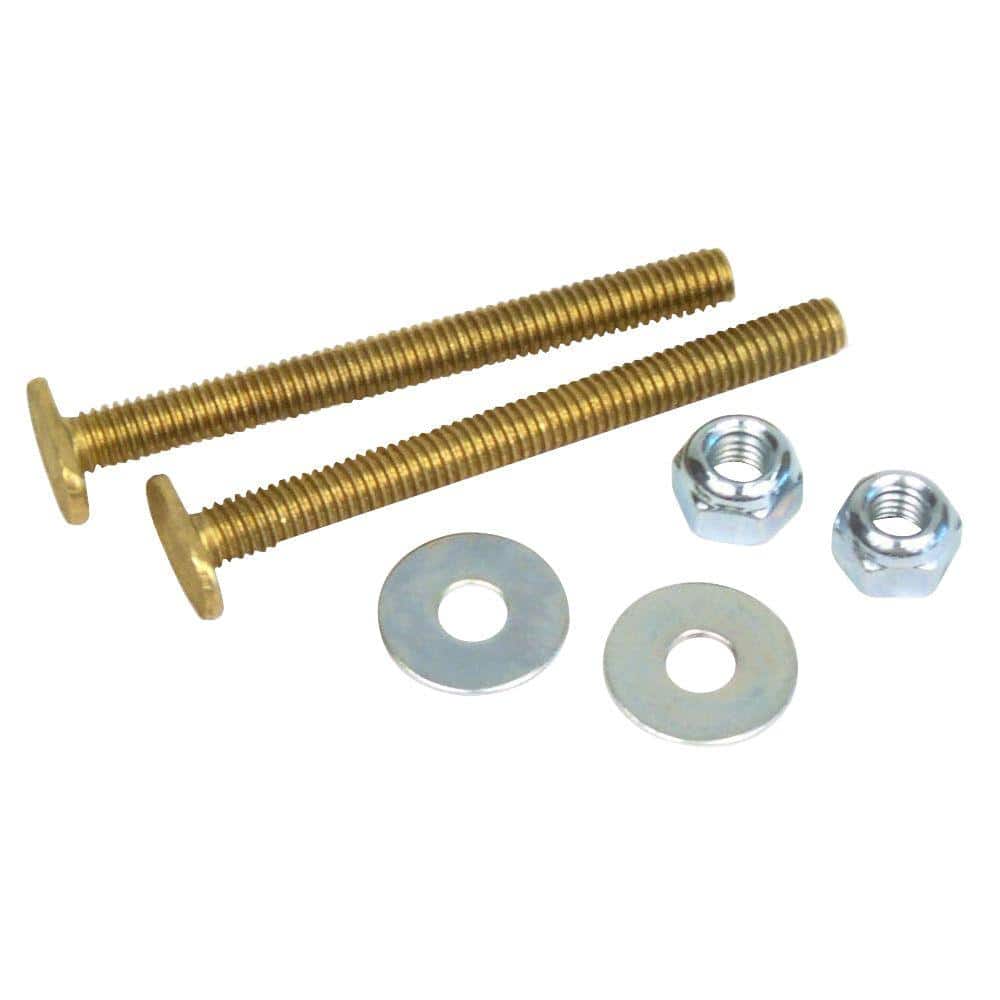 Harvey 5/16 in. x 3-1/2 in. Brass Toilet Bolt (2-Pack)