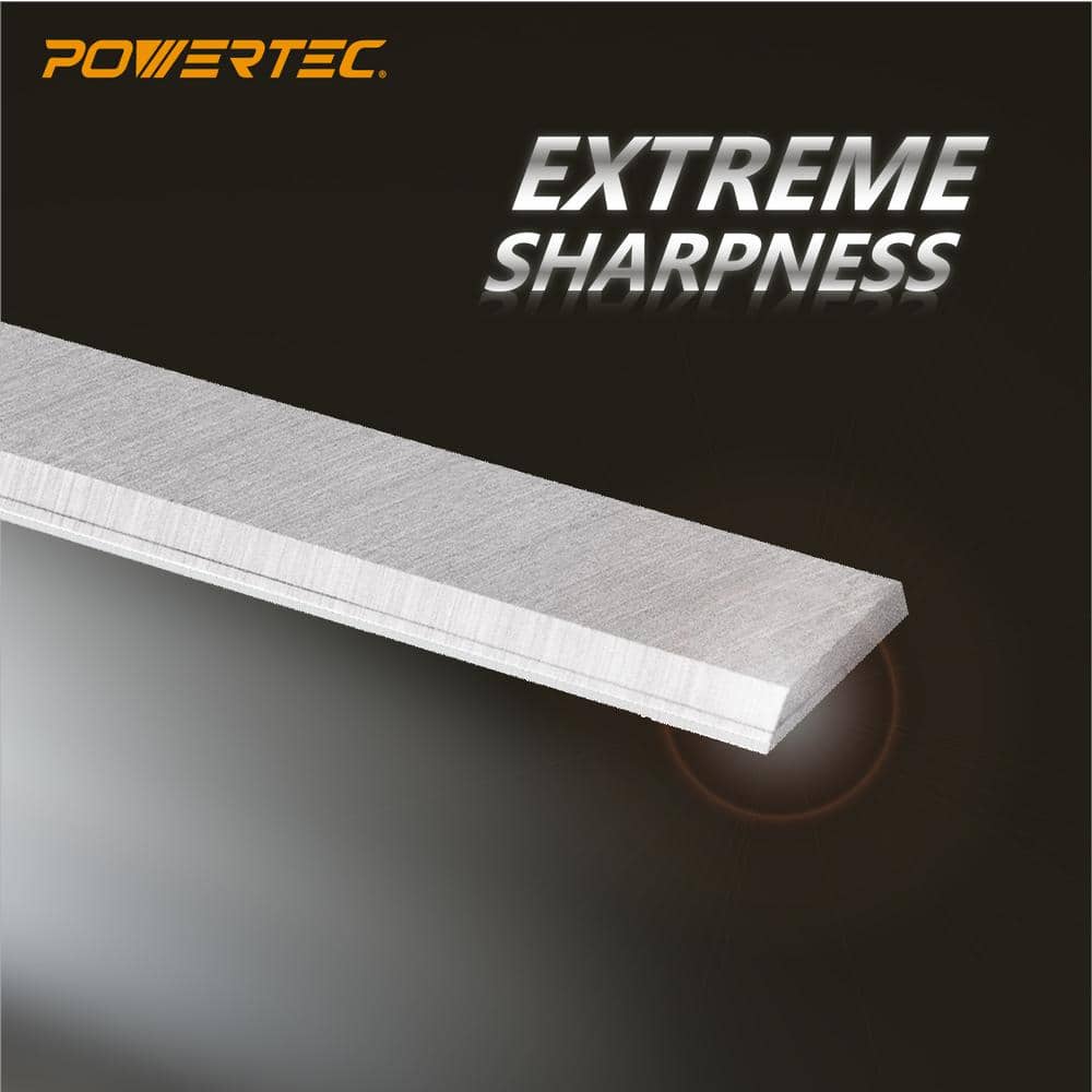 POWERTEC 6-1/8 in. High-Speed Steel Jointer Knives for Craftsman 21705 922995, Ridgid AC8600 JE080008 JP0610 (6-Pack) (3)