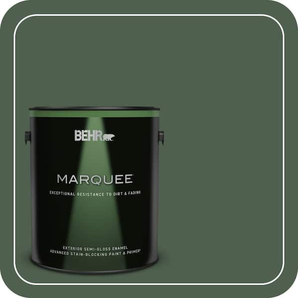 BEHR PREMIUM PLUS #450F-7 Hampton Green Interior/Exterior Paint & Primer Color Sample (4)