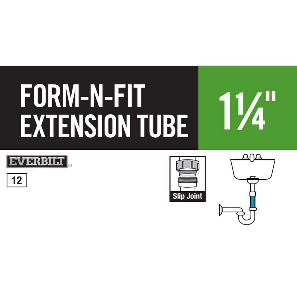 Everbilt 1-1/4in. FORM-N-FIT EXTENSION TUBE (4)