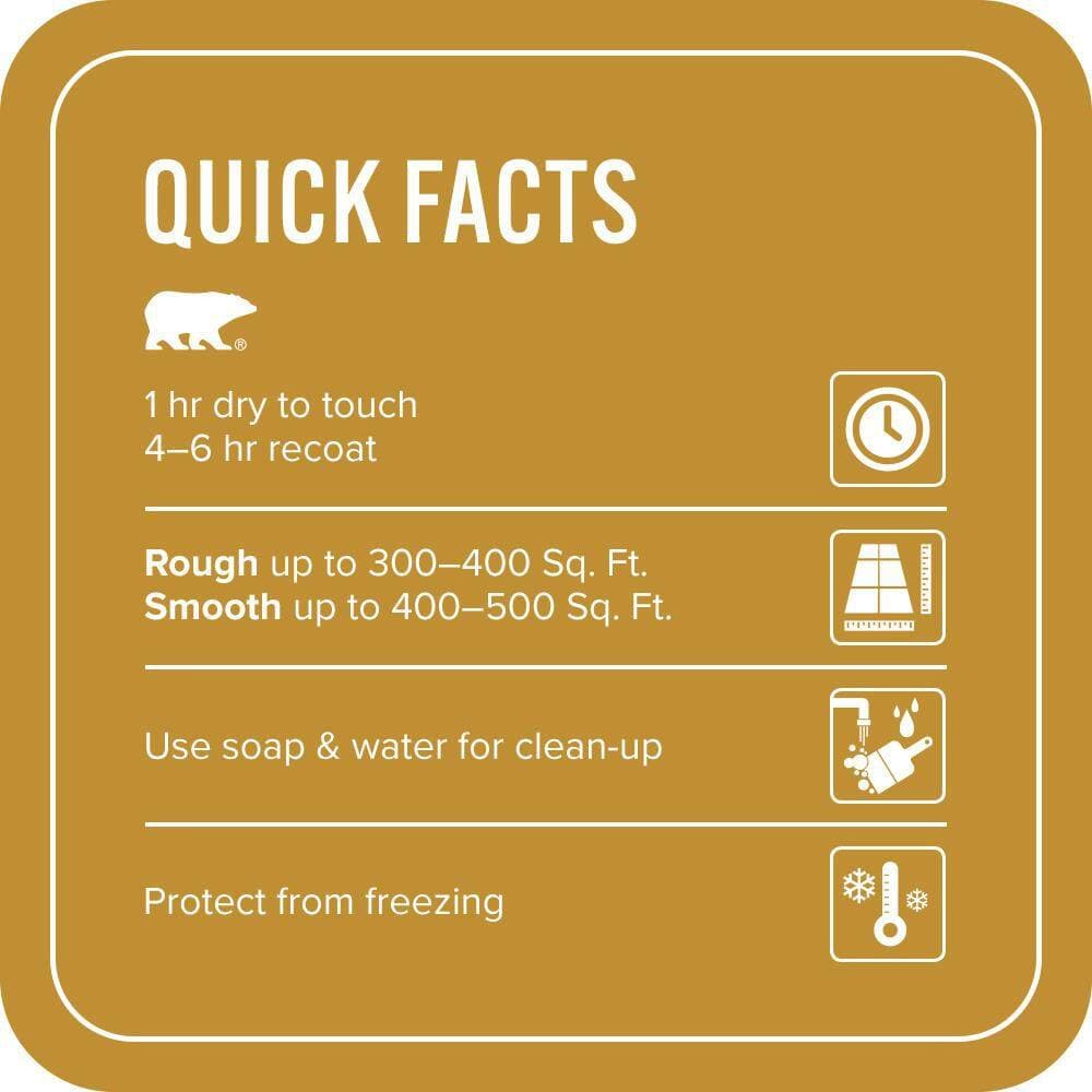 BEHR PREMIUM 1 gal. #M290-7 Turmeric Self-Priming 1-Part Epoxy Satin Interior/Exterior Concrete and Garage Floor Paint (4)