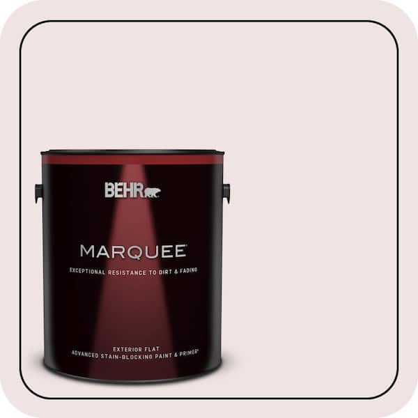 BEHR MARQUEE 1 gal. #700A-1 Pastel China Flat Exterior Paint & Primer (2)