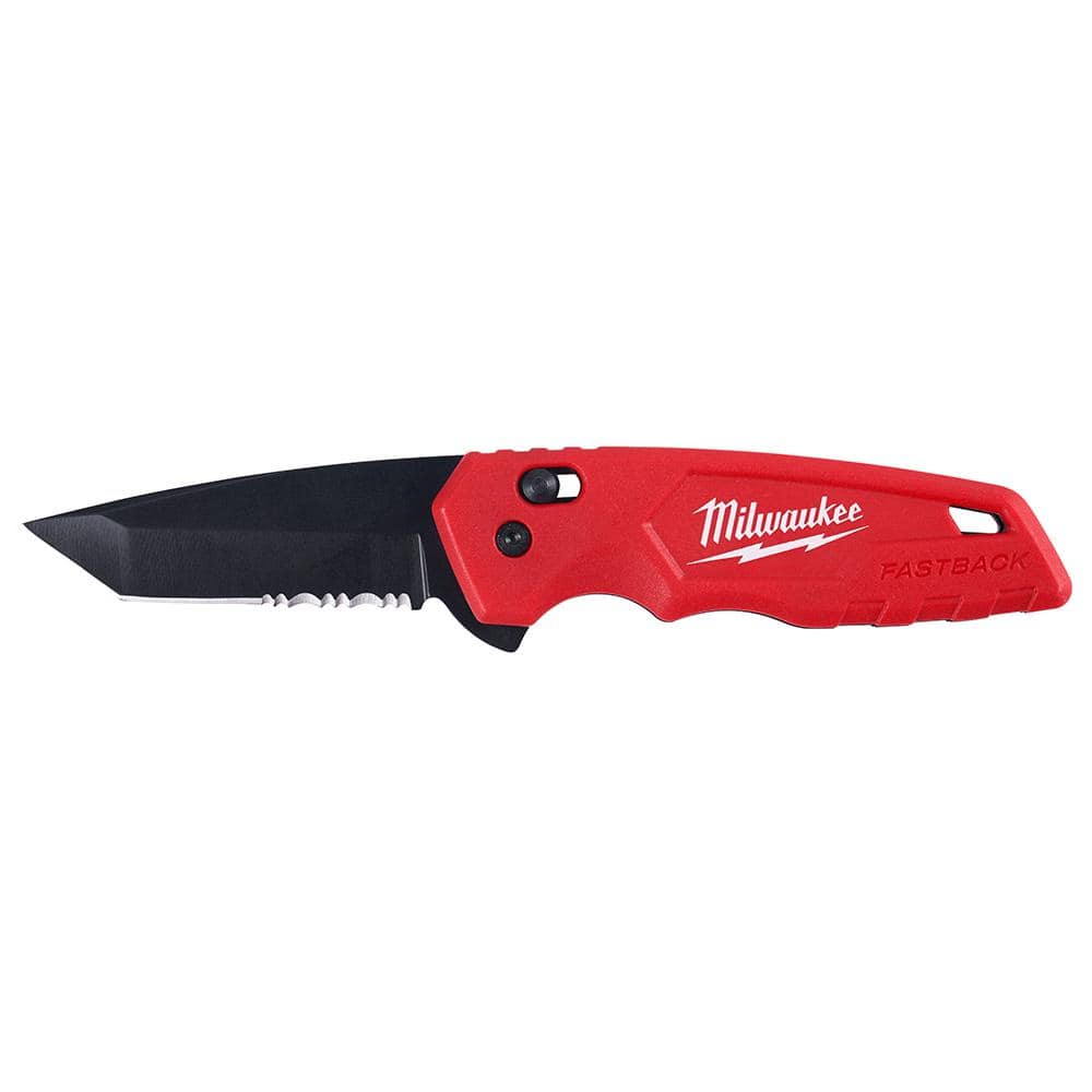 Milwaukee FASTBACK 5- in-1 Folding Knife with Blade