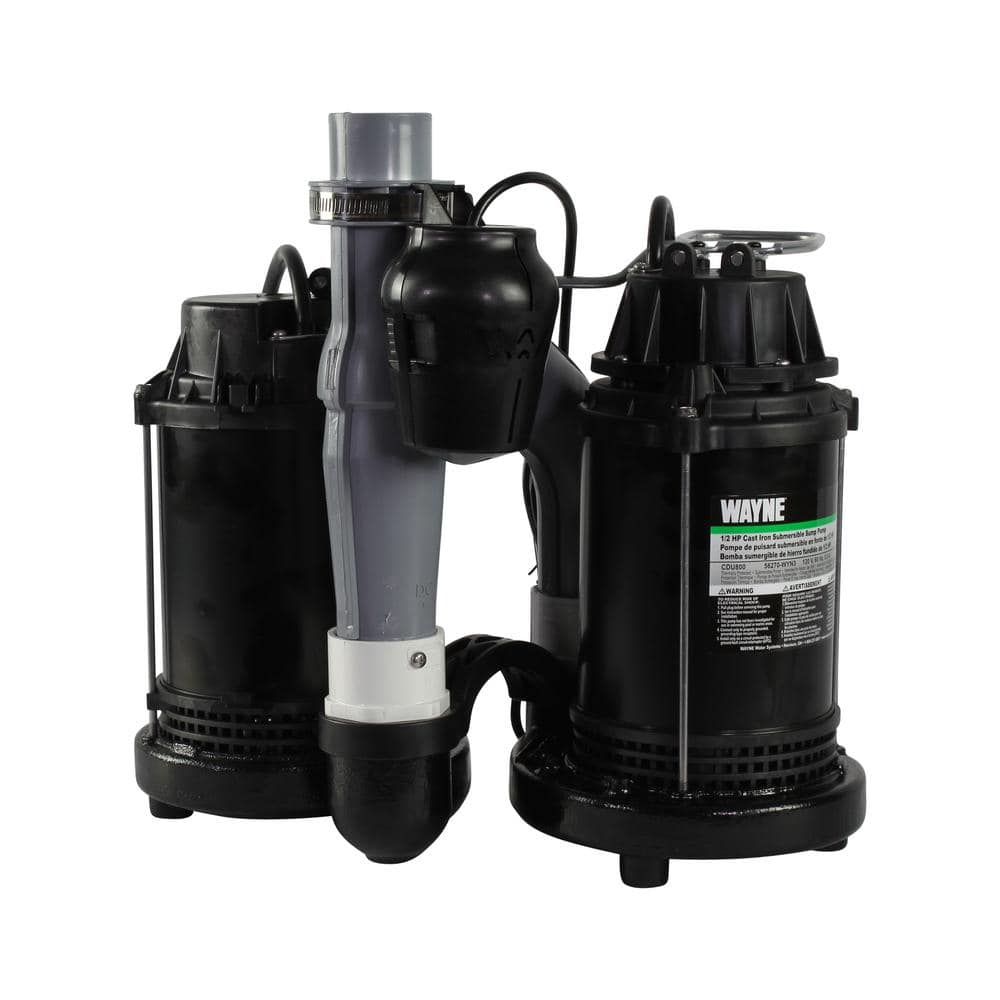 Wayne Upgraded 1/2 HP Combination Battery Backup System (2)