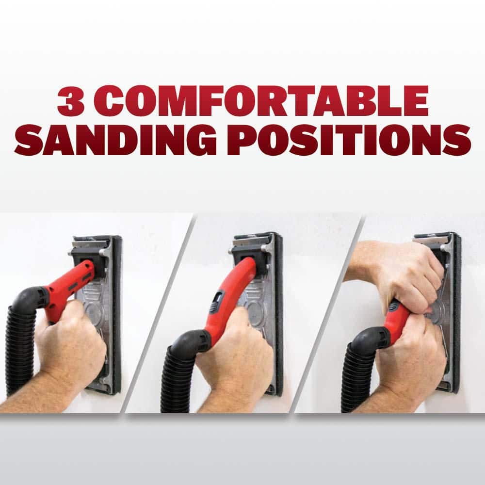 Wal-Board Tools Vacuum Hand Sander 2.0 with 6 ft. Hose (2)