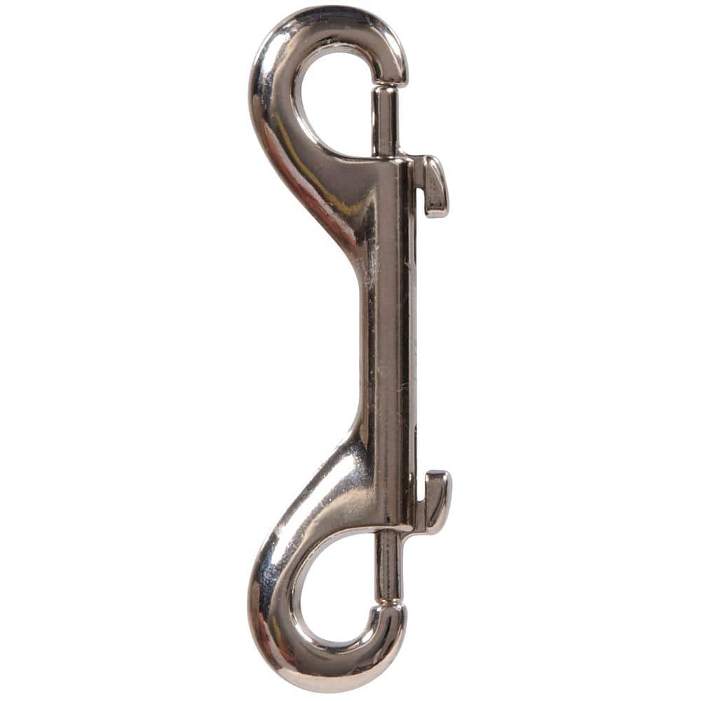 Hardware Essentials 4 in. Double Ended Bolt Snap in Nickel Plated (10-Pack) (2)
