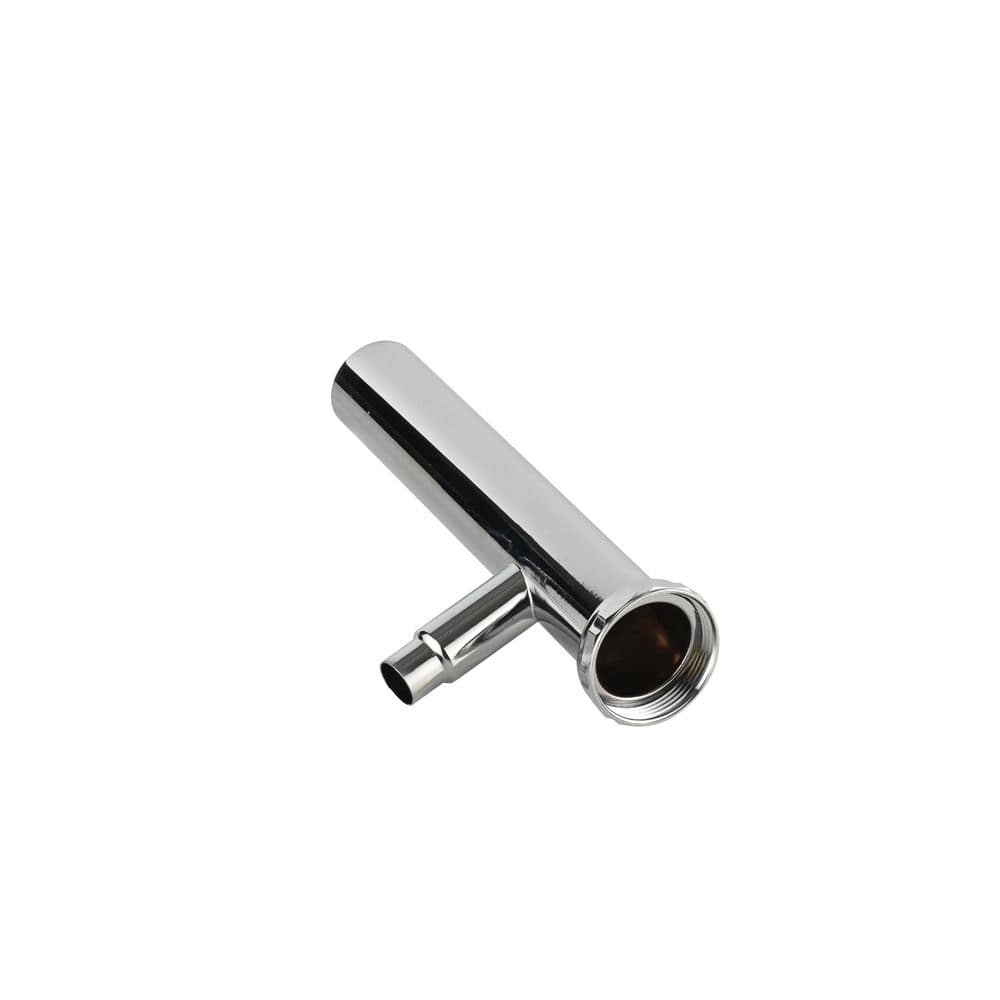 Everbilt 1-1/2 in. x 8 in. 24-Gauge Chrome-Plated Brass Flanged Strainer Sink Drain Tailpiece Extension Tube with Hi-Line-DB (4)