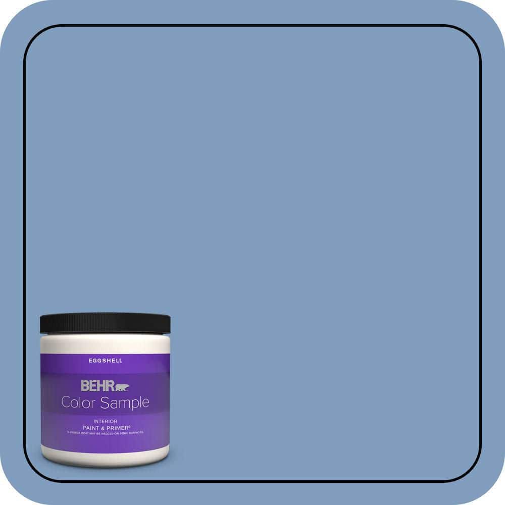 BEHR PREMIUM PLUS #M530-4 Washed Denim Extra Durable Enamel & Primer (1)