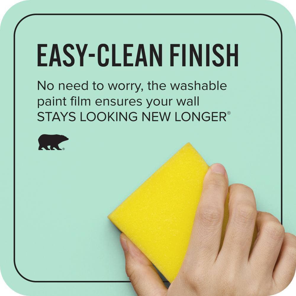 BEHR ULTRA 1 gal. #P420-2 Crystal Rapids Extra Durable Flat Interior Paint & Primer (4)