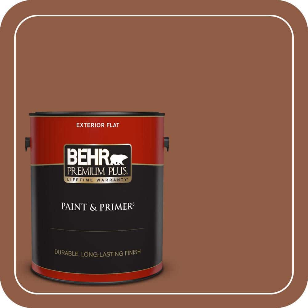 BEHR PREMIUM PLUS 1 gal. #PPU3-18 Artisan Flat Exterior Paint & Primer
