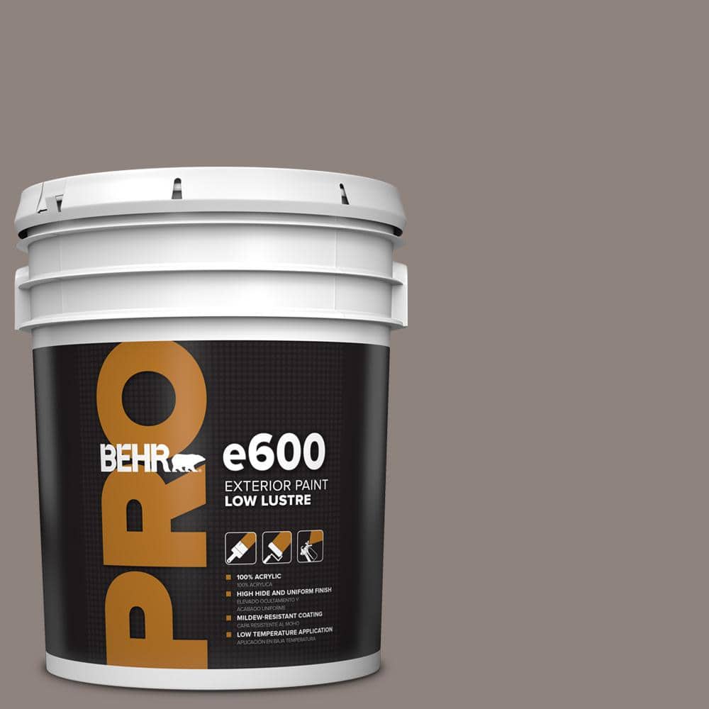 BEHR PRO 5 gal. #HDC-CL-22G Roanoke Taupe Low Luster Exterior Paint
