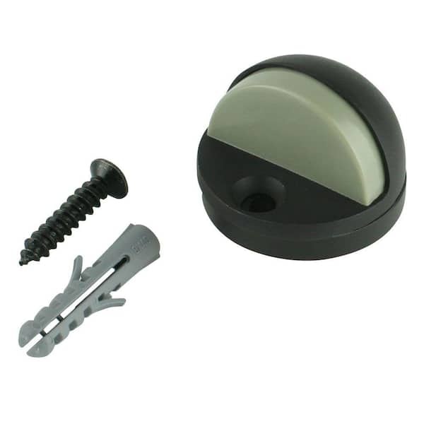 Everbilt Matte Black Adjustable Floor Door Stop