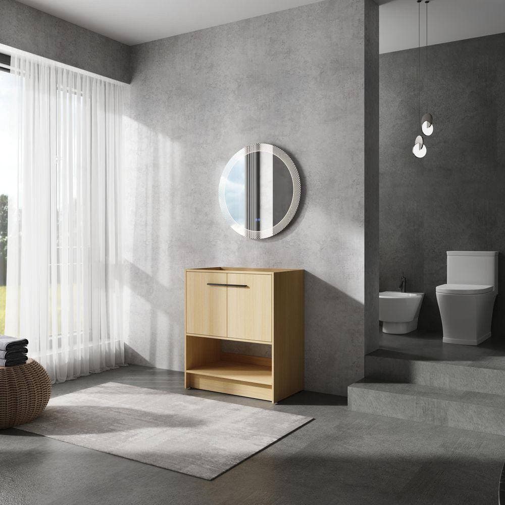 UPIKER Lazzaro 31 in. W 17.94 in. D 34.56 in. H Freestanding Bath Vanity Cabinet without Top Unassembled (2)