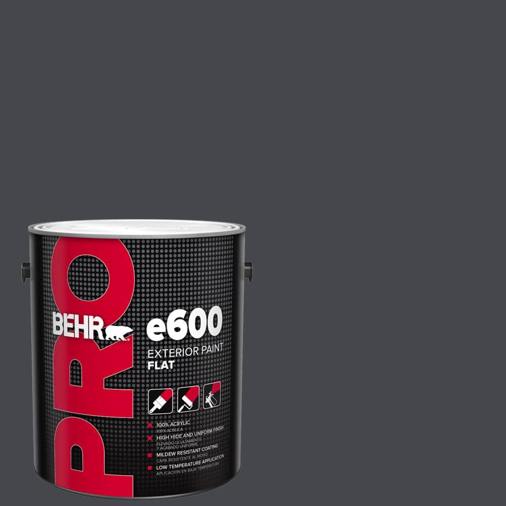 BEHR PRO 1 gal. #PPU26-23A Dark Secret Flat Exterior Paint