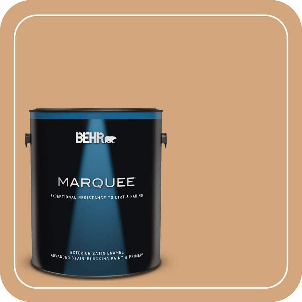 BEHR MARQUEE 1 gal. #MQ2-07 City Sunrise Satin Enamel Exterior Paint & Primer