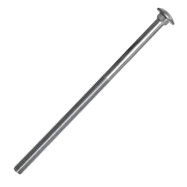 Everbilt 1/2 in.-13 x 9 in. Zinc Plated Carriage Bolt (10-Pack) (2)