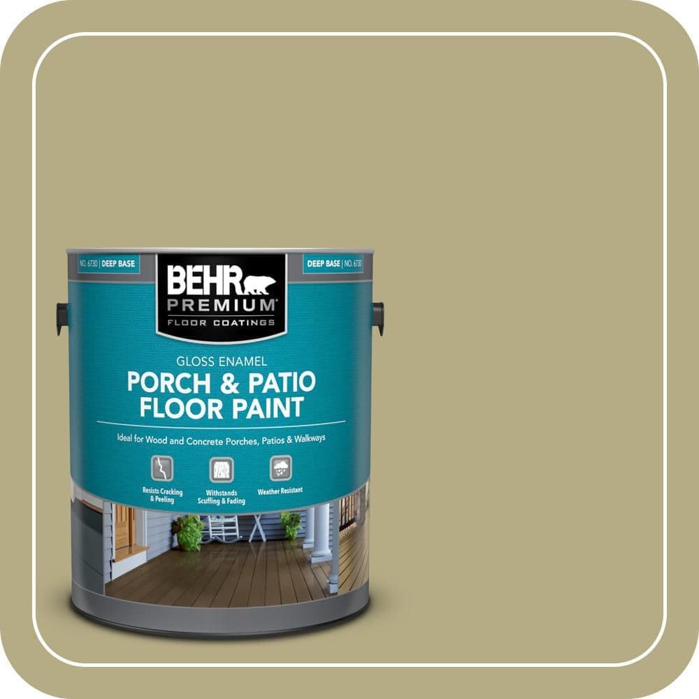 BEHR PREMIUM 1 gal. #PPU9-08 Tarragon Tease Gloss Enamel Interior/Exterior Porch and Patio Floor Paint