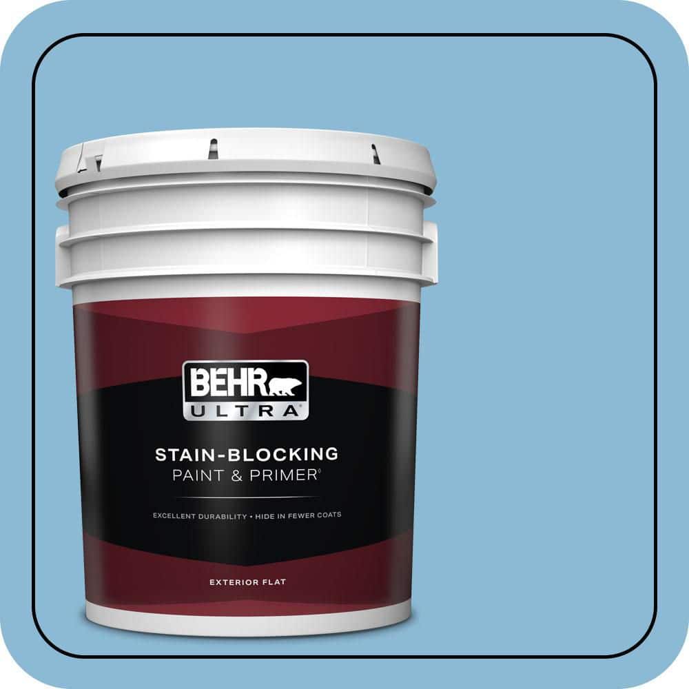 BEHR ULTRA 5 gal. #MQ5-55 Simply Posh Flat Exterior Paint & Primer