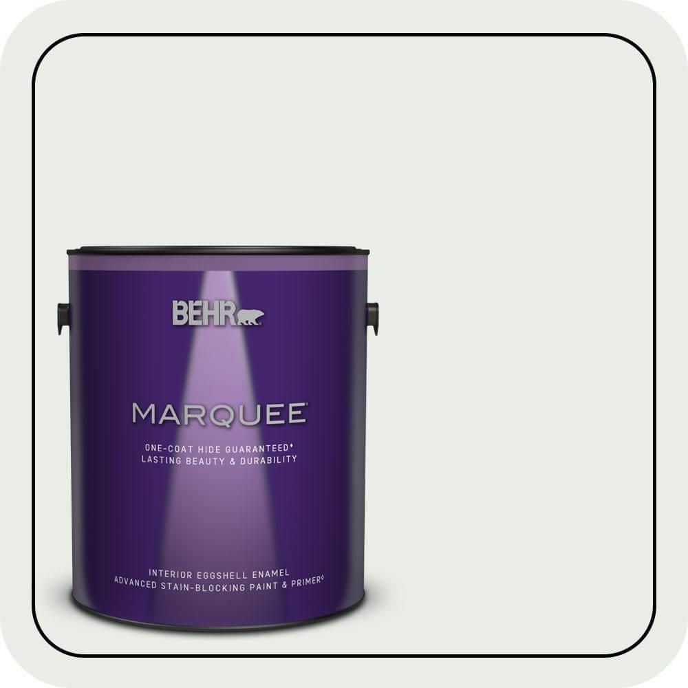 BEHR MARQUEE 1 gal. #700E-1 Dew Drop Eggshell Enamel Interior Paint & Primer (1)