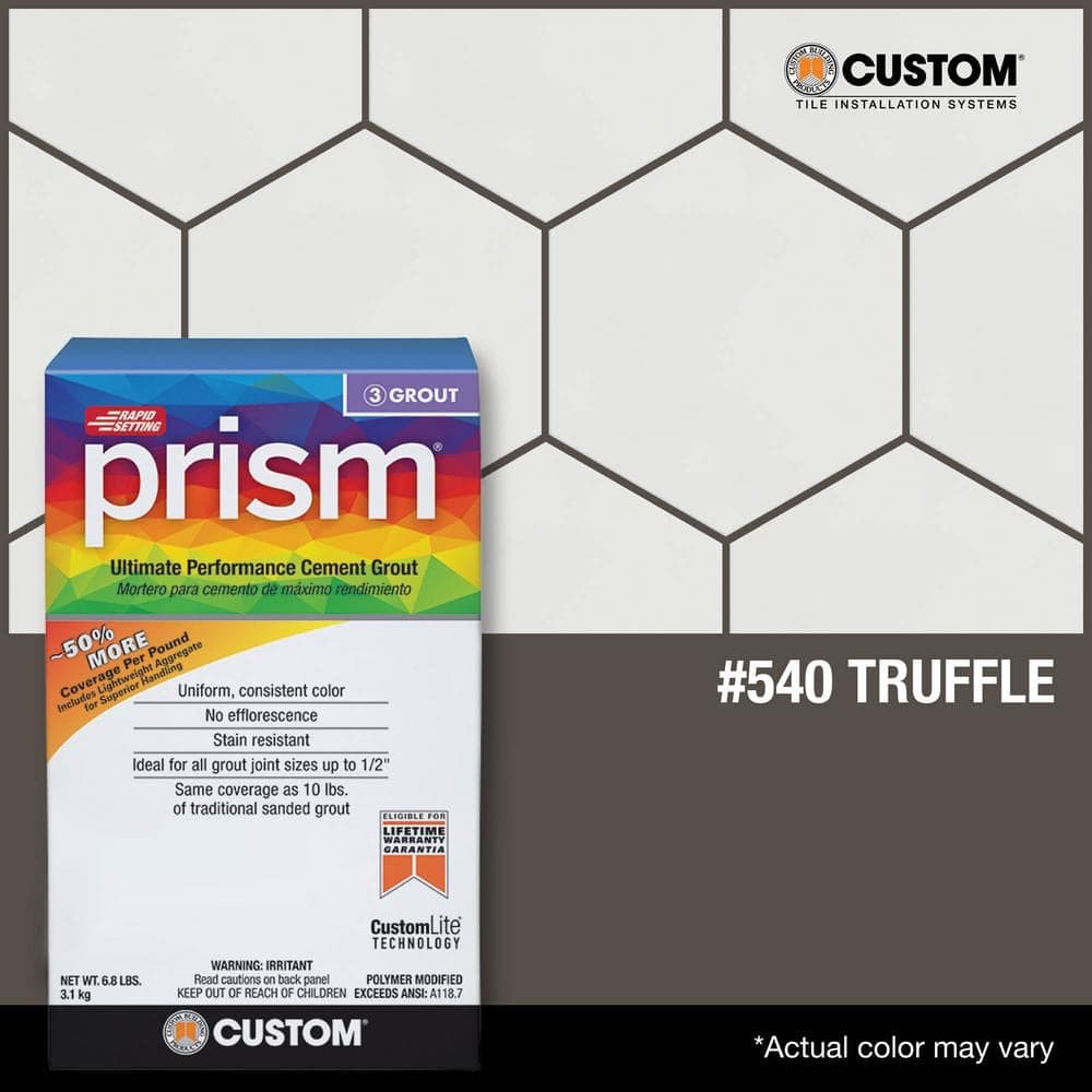 Custom Building Products Prism #540 Truffle 17 lb. Ultimate Performance Grout (3)