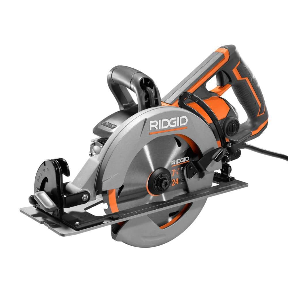 RIDGID THRUCOOL 15 Amp 7-1/4 in. Worm Drive Circular Saw (1)