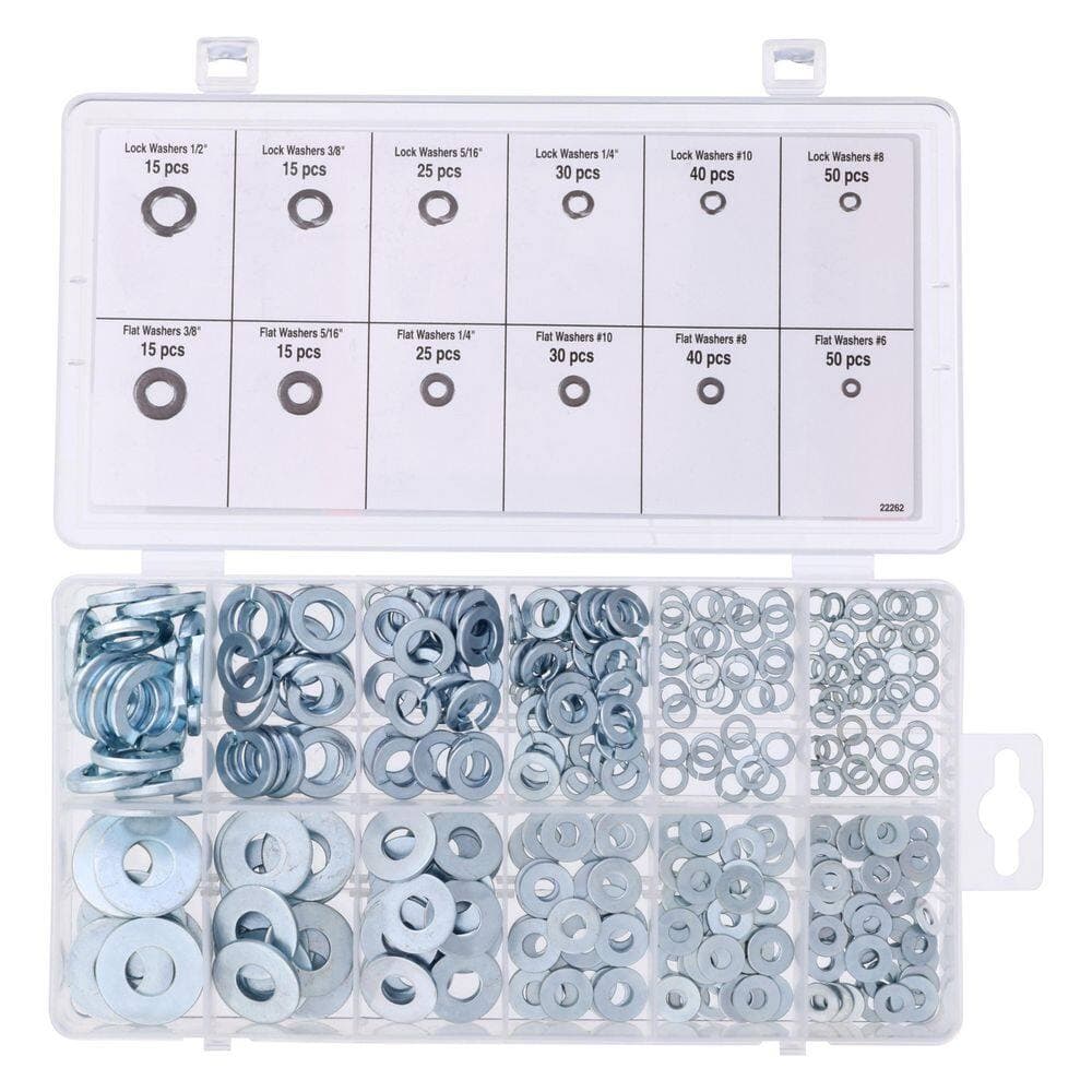 PROJECT MASTER Flat and Lock Washer Kit - Zinc (2)