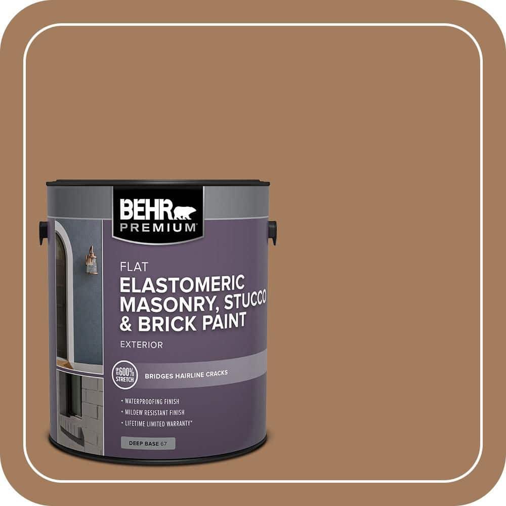 BEHR PREMIUM 1 gal. #N250-5 Ancient Pottery Elastomeric Masonry, Stucco and Brick Exterior Paint (1)