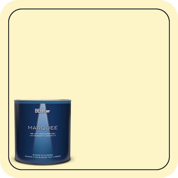 BEHR PREMIUM PLUS #PPL-20 Dancing Butterfly Enamel Interior/Exterior Paint & Primer Color Sample (4)