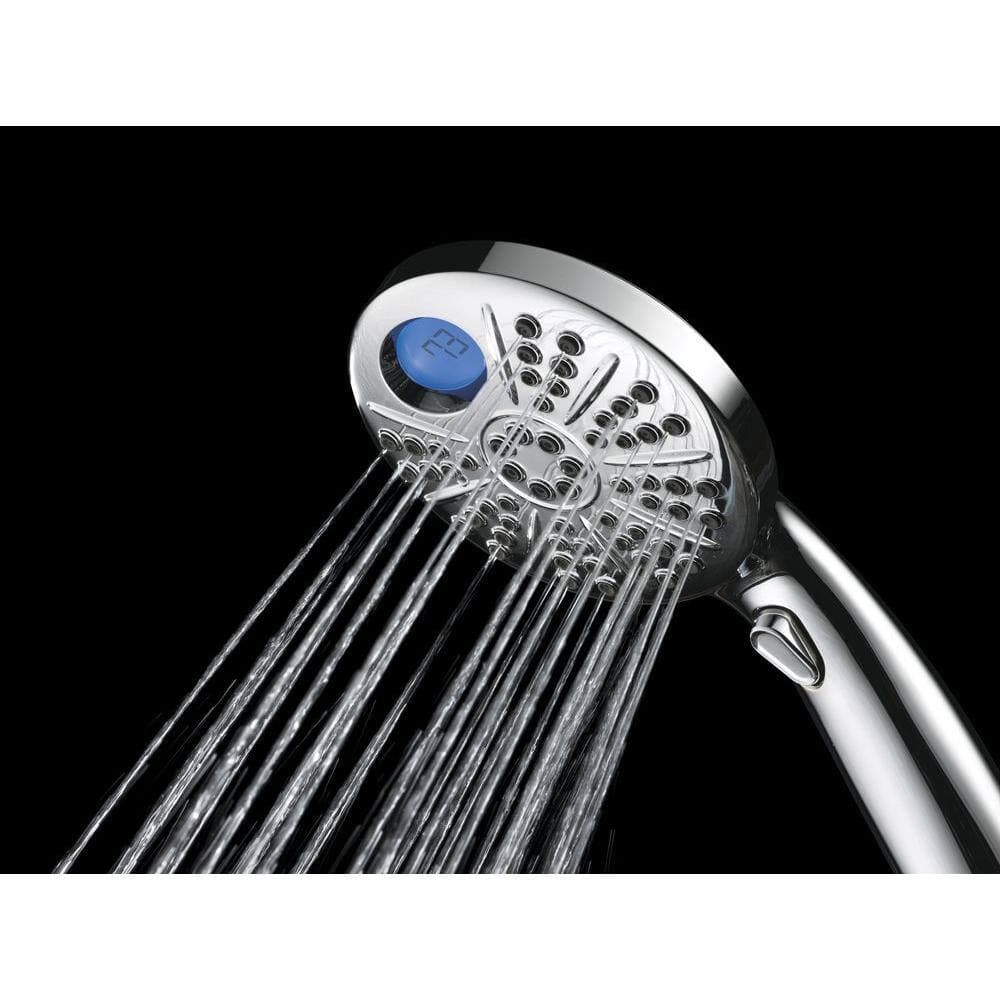 Delta Temp2O 6-Spray 4.8 in. Single Wall Mount Handheld Shower Head in Chrome (3)
