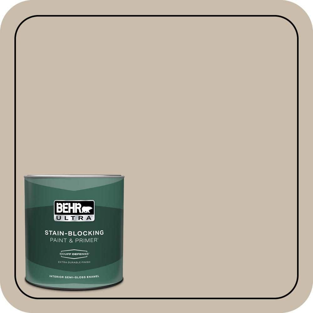 BEHR ULTRA 1 qt. #T13-8 Matrix Extra Durable Semi-Gloss Enamel Interior Paint & Primer