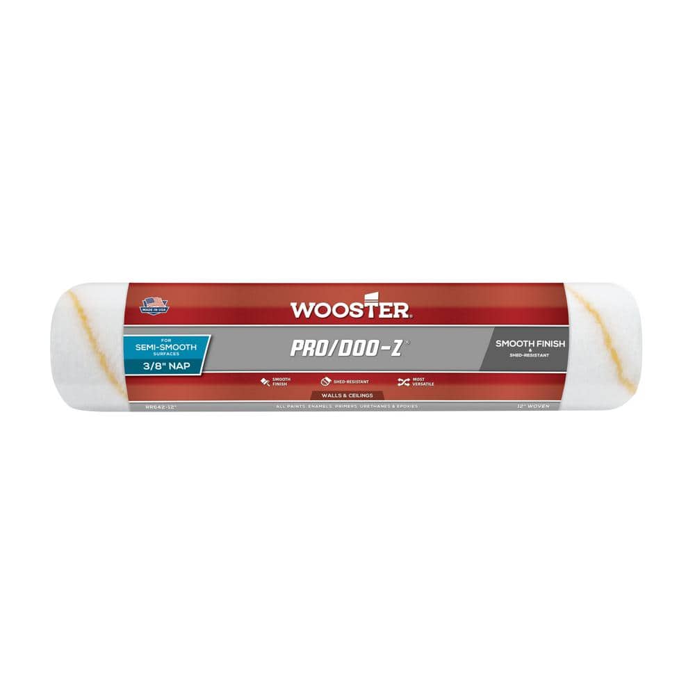 Wooster 12 in. x 3/8 in. Pro/Doo-Z High-Density Woven Roller Cover (1)