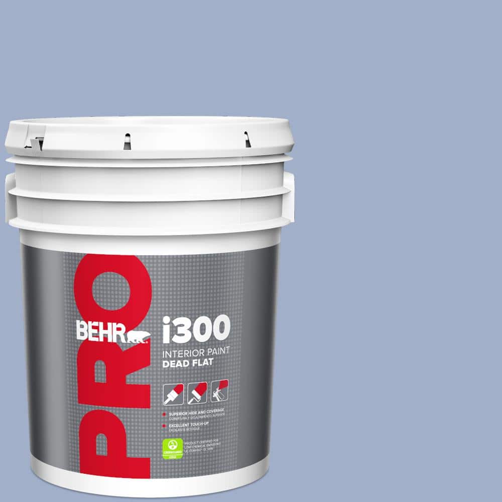BEHR PRO 5 gal. #610D-4 Bellflower Dead Flat Interior Paint