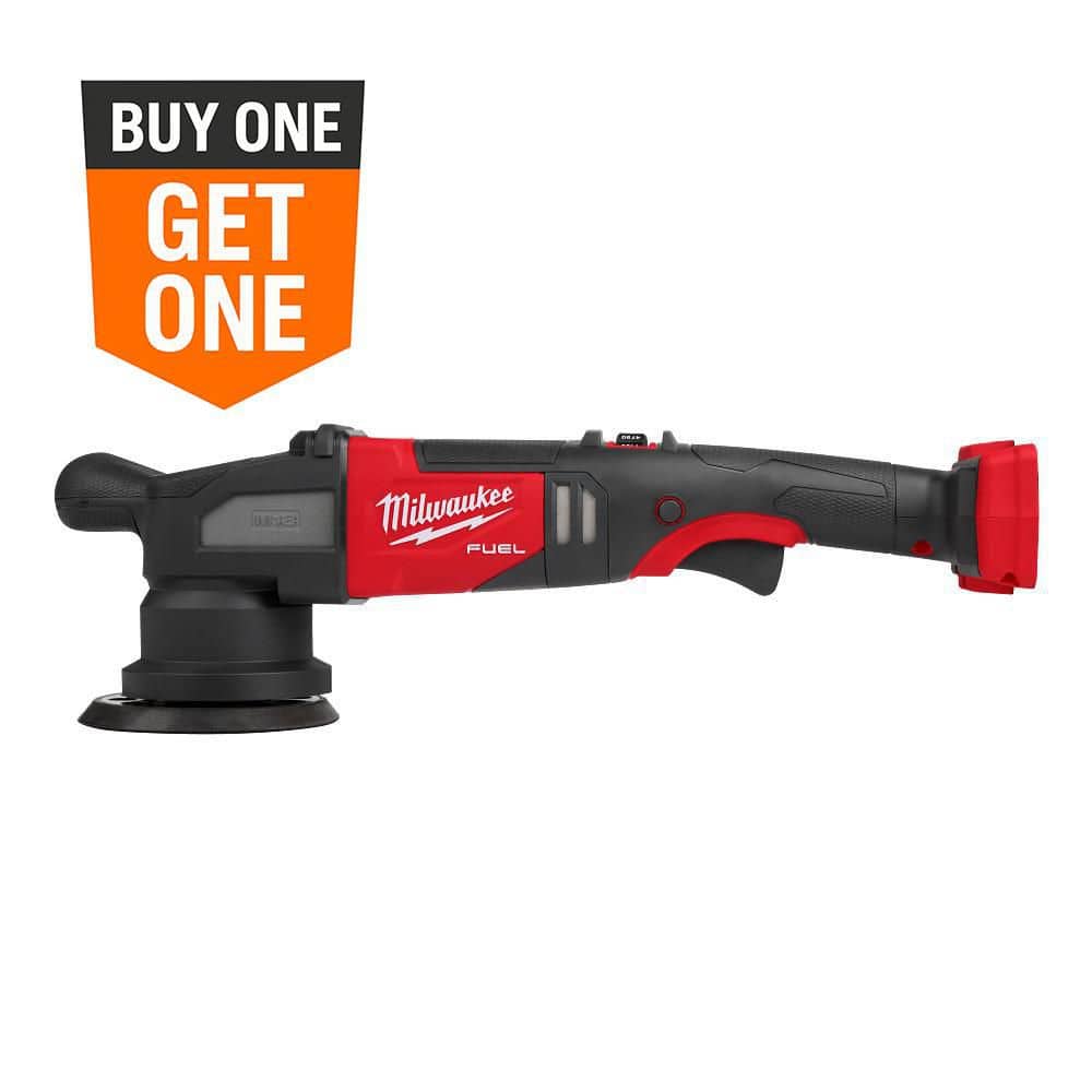 Milwaukee M18 FUEL 18-Volt Lithium-Ion Brushless Cordless 15 mm DA Polisher with 6.0 Ah High Output Battery