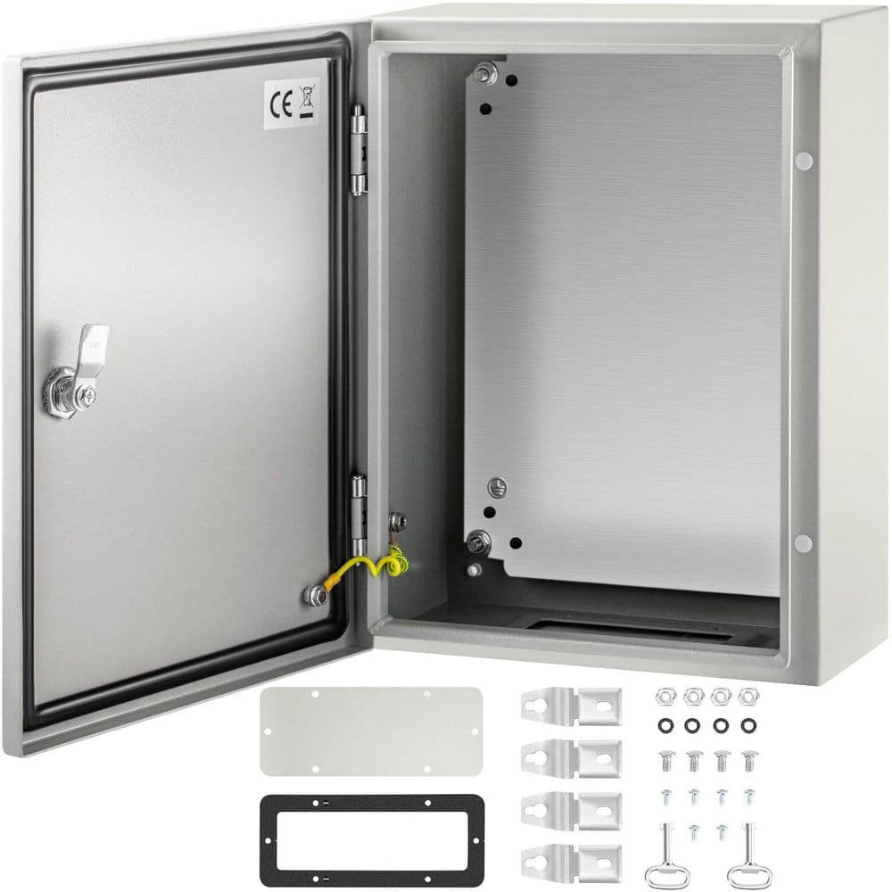 BIBIVIS 16 in. x 12 in. x 6 in. Carbon Steel Electrical Box, IP66 Waterproof & Dust Resistant, Suitable for Outdoor Use (1)