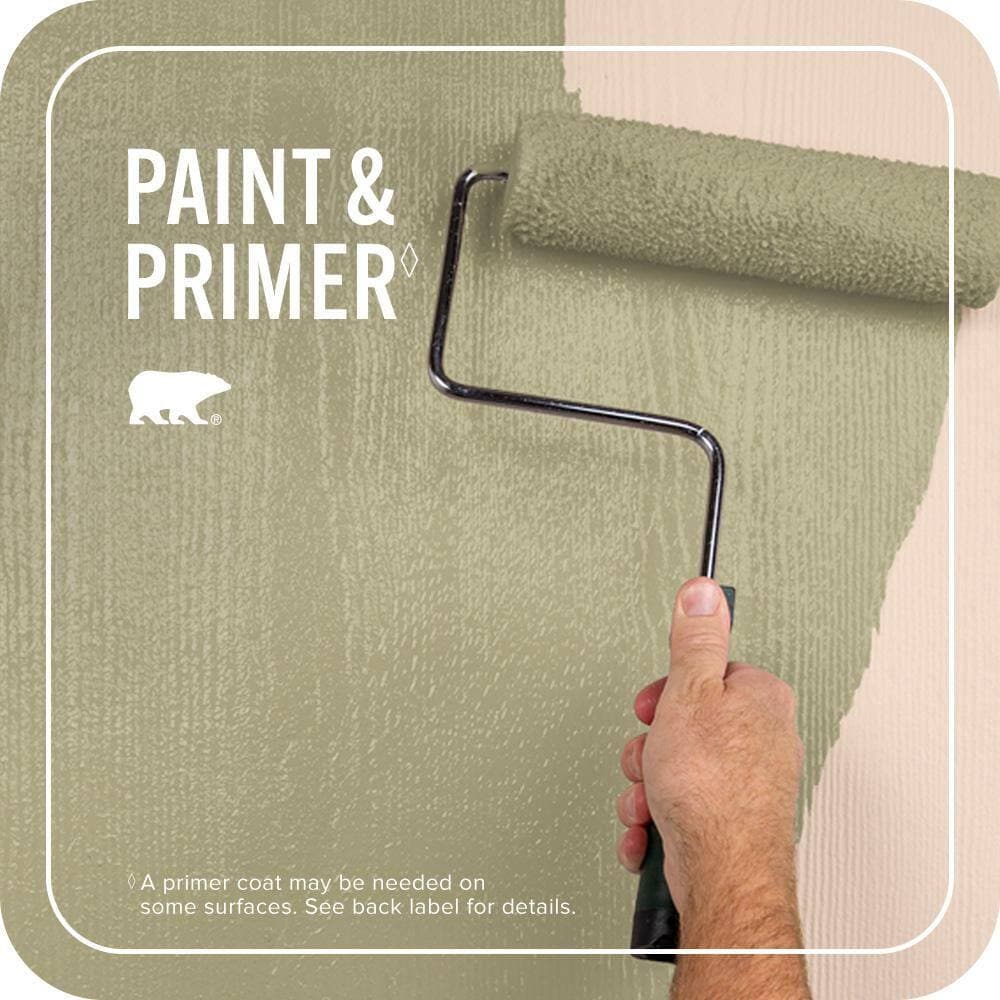 BEHR PREMIUM PLUS 1 gal. #PPU9-08 Tarragon Tease Flat Exterior Paint & Primer (3)