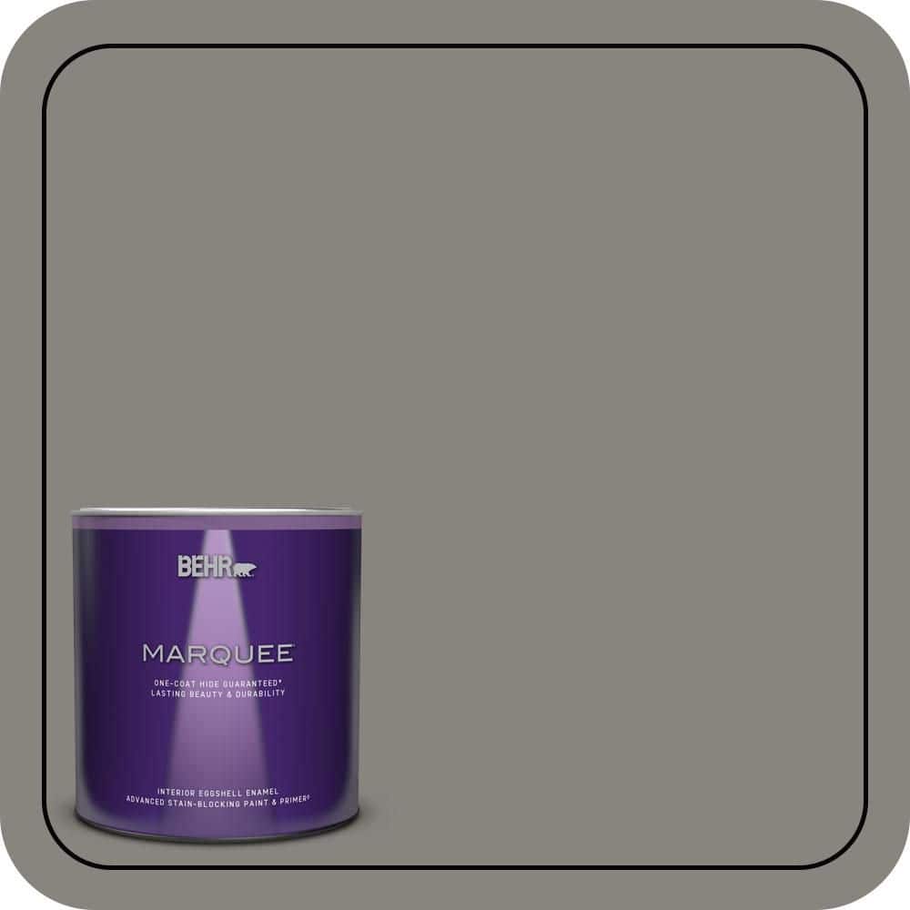 BEHR MARQUEE 1 qt. #PPU24-07 Barnwood Gray Eggshell Enamel Interior Paint & Primer