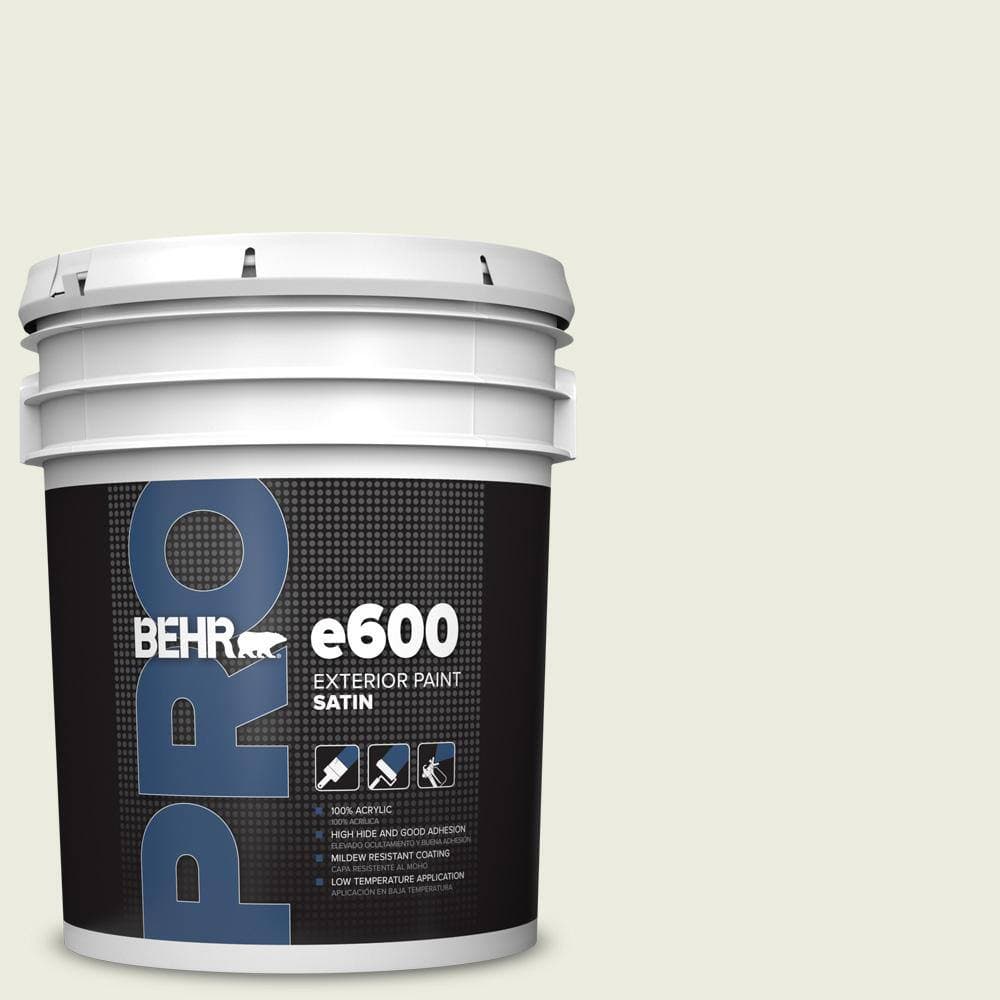 BEHR PRO 5 gal. #ECC-37-2 Grand Heron Satin Exterior Paint (1)