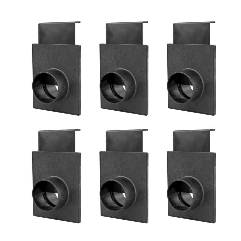 POWERTEC 2-1/2 in. Blast Gate for Dust Collector/Vacuum Fittings, Dust Collection Systems (6-Pack) (1)