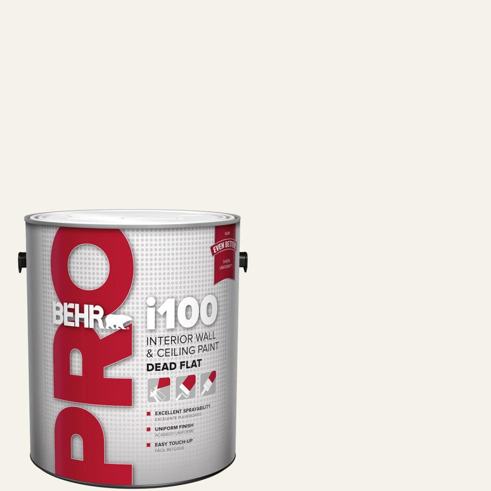 BEHR PRO 1 gal. #BWC-11 Fresh Popcorn Dead Flat Interior Paint (1)