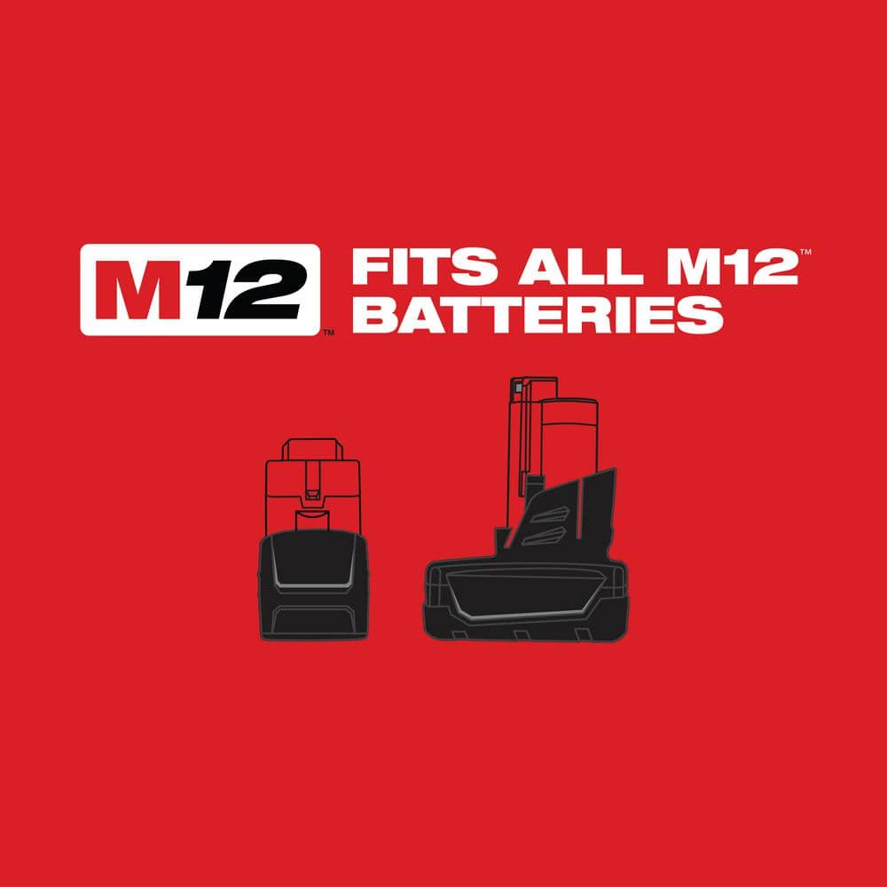 Milwaukee M12 12-Volt Lithium-Ion XC Extended Capacity 4.0 Ah Battery Pack (3-Pack), and Charger (2)
