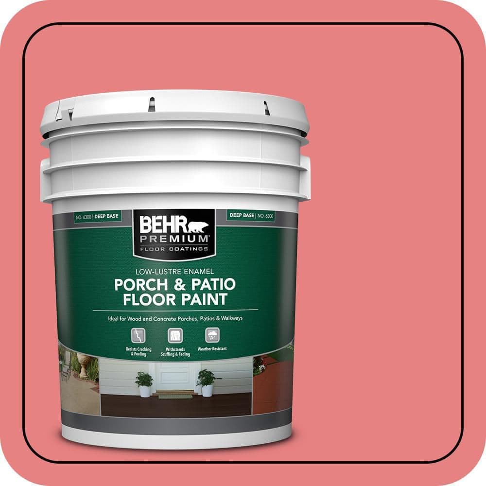 BEHR PREMIUM #P170-4 Low-Lustre Enamel Interior/Exterior Porch and Patio Floor Paint (1)