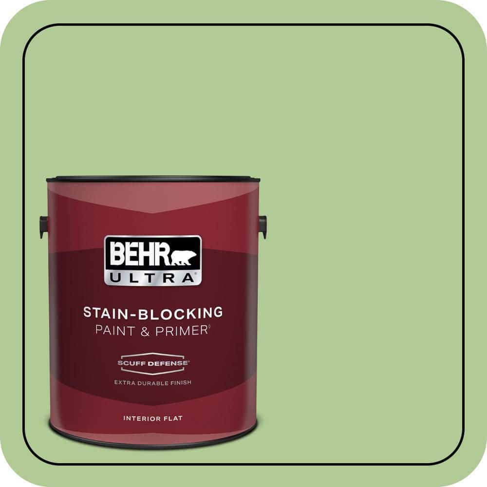 BEHR ULTRA 1 gal. #430D-4 Garden Spot Extra Durable Flat Interior Paint & Primer