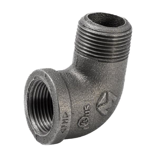 Southland 1 in. x 1 in. Malleable Iron 90 Degree FPT x MPT Street Elbow Fitting (2)