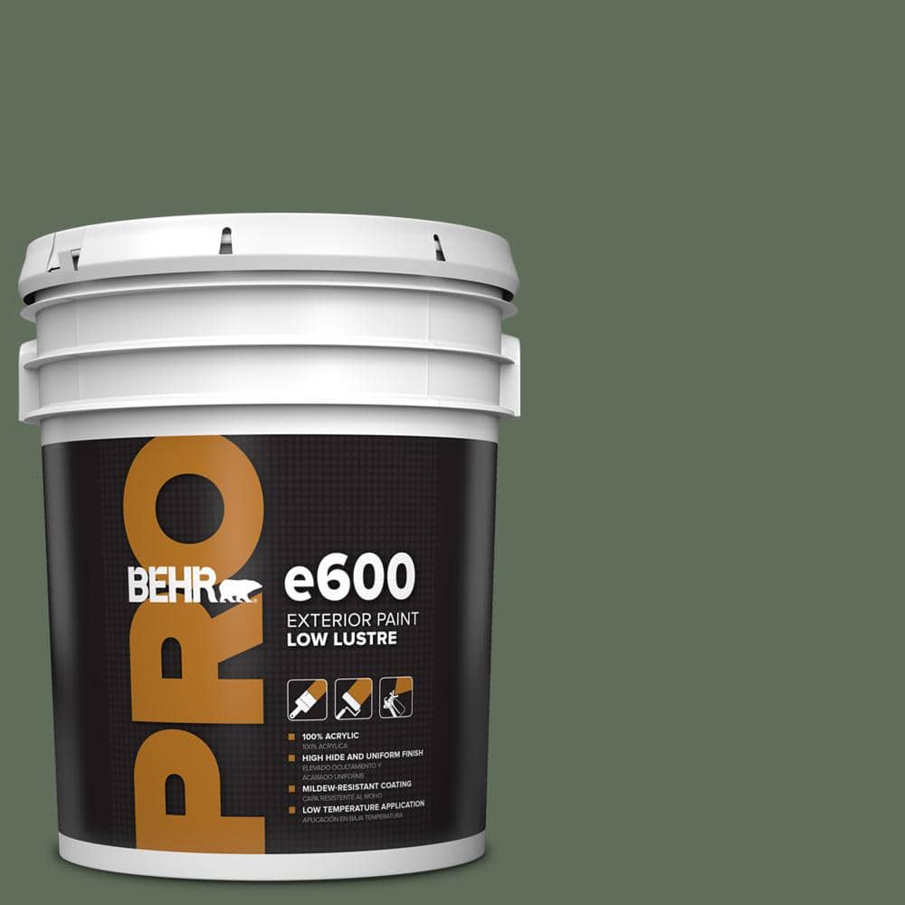 BEHR PRO 5 gal. #PPU11-01 Royal Orchard Low Luster Exterior Paint