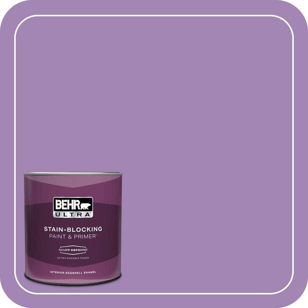 BEHR ULTRA 1 qt. #660B-6 Daylight Lilac Extra Durable Eggshell Enamel Interior Paint & Primer