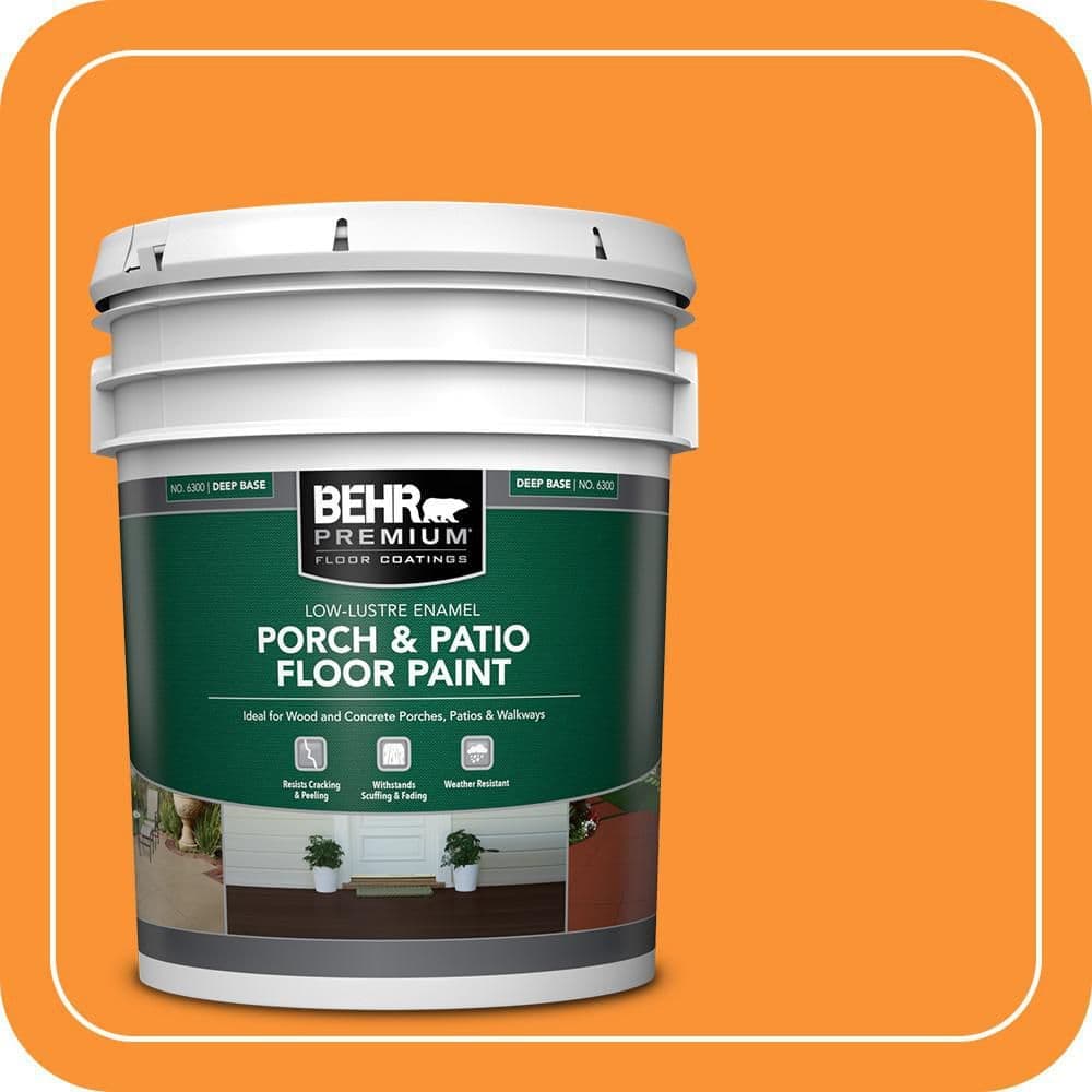 BEHR PREMIUM #P240-7 Low-Lustre Enamel Interior/Exterior Porch and Patio Floor Paint (1)
