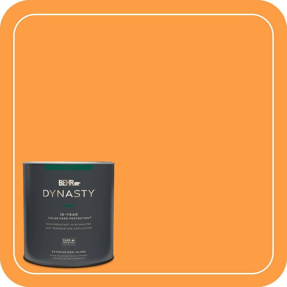 BEHR DYNASTY 1 qt. #P240-6 Exotic Blossom Semi-Gloss Exterior Stain-Blocking Paint & Primer