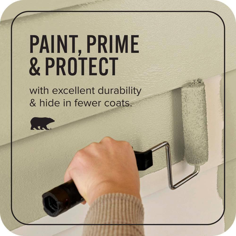 BEHR ULTRA 1 qt. #MQ6-30 Bamboo Shoot Satin Enamel Exterior Paint & Primer (3)