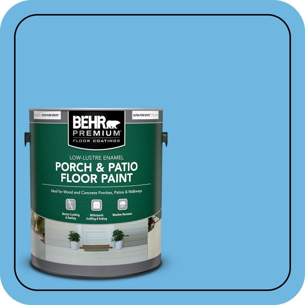 BEHR PREMIUM #P500-4 Low-Lustre Enamel Interior/Exterior Porch and Patio Floor Paint (1)