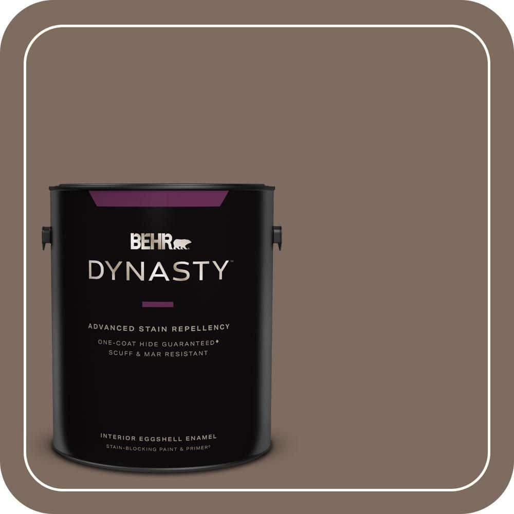 BEHR DYNASTY 1 gal. #PPU5-03 Antique Earth Eggshell Enamel Interior Stain-Blocking Paint & Primer